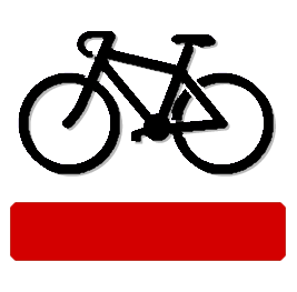 rower czarny_czerwony szlak