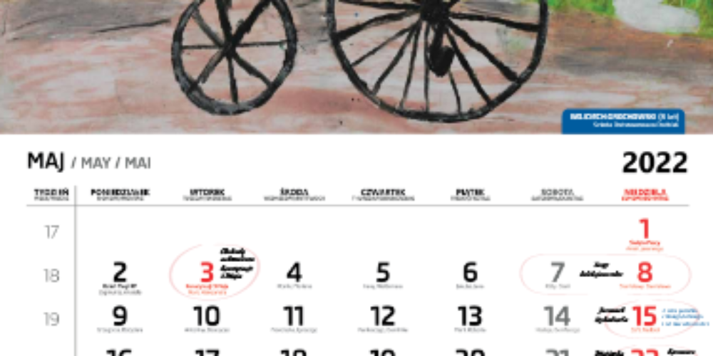 Kalendarz Gminy Nałęczów na 2022 r. jest już w drodze do mieszkańców