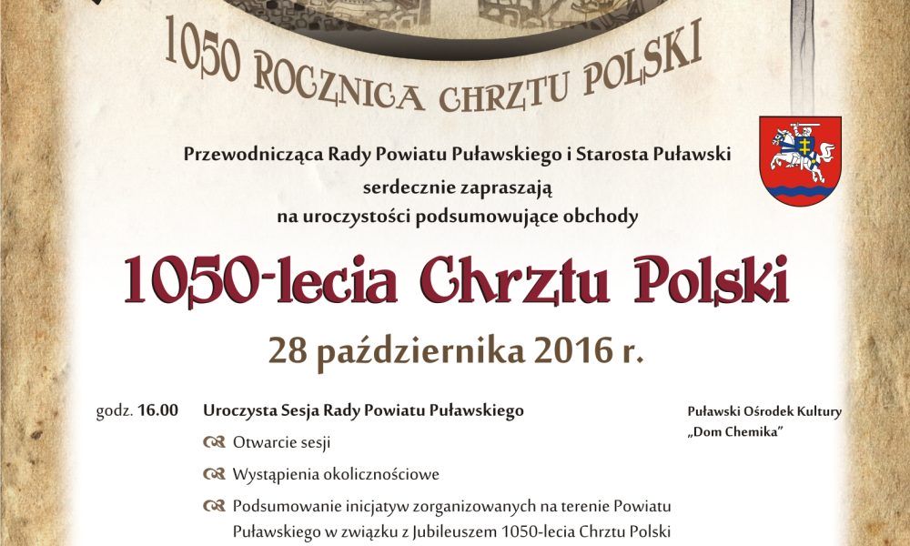 Uroczystości podsumowujące Obchody 1050-lecia Chrztu Polski