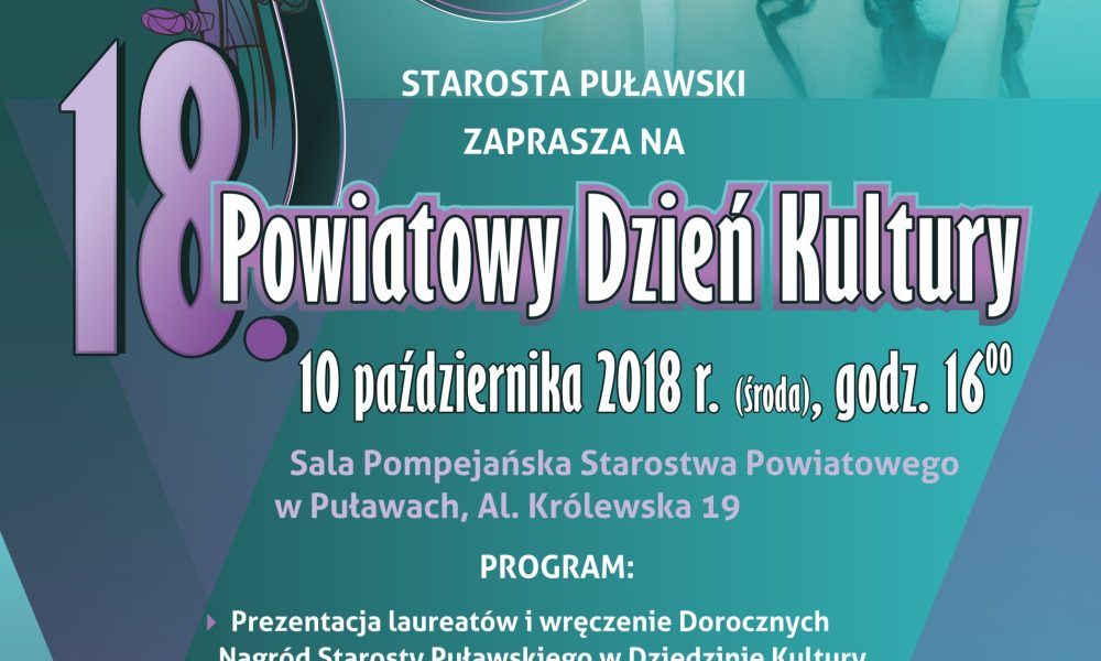 18. Powiatowe Dni Kultury- Puławy 10.10.2018 r.
